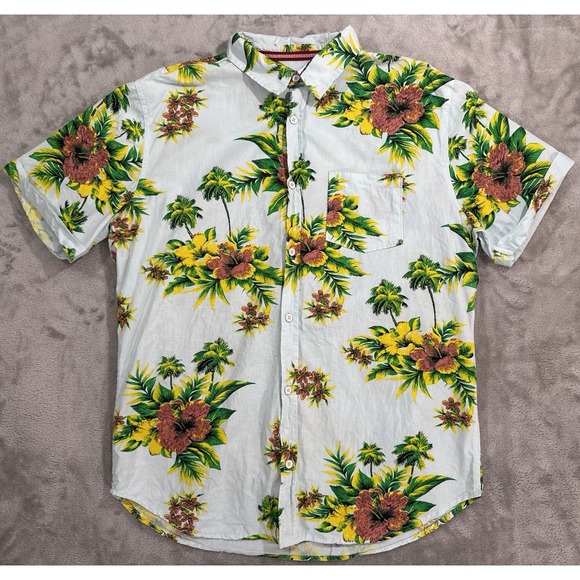 One Resolution Clothing Other - One Resolution Clothing Shirt Mens L Button Up Chest Pocket Hawaiian Tropical